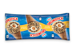 DRUMSTICK Vanilla Caramel Frozen Desert Cone, 140 ml.